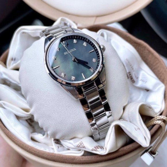 WOW! Bulova Diamond Grey Accent Watch main image 5